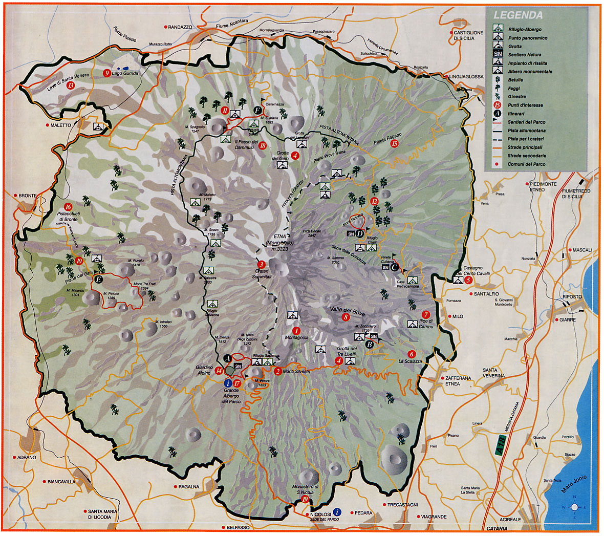 Infos sur » etna carte » Vacances Arts Guides Voyages